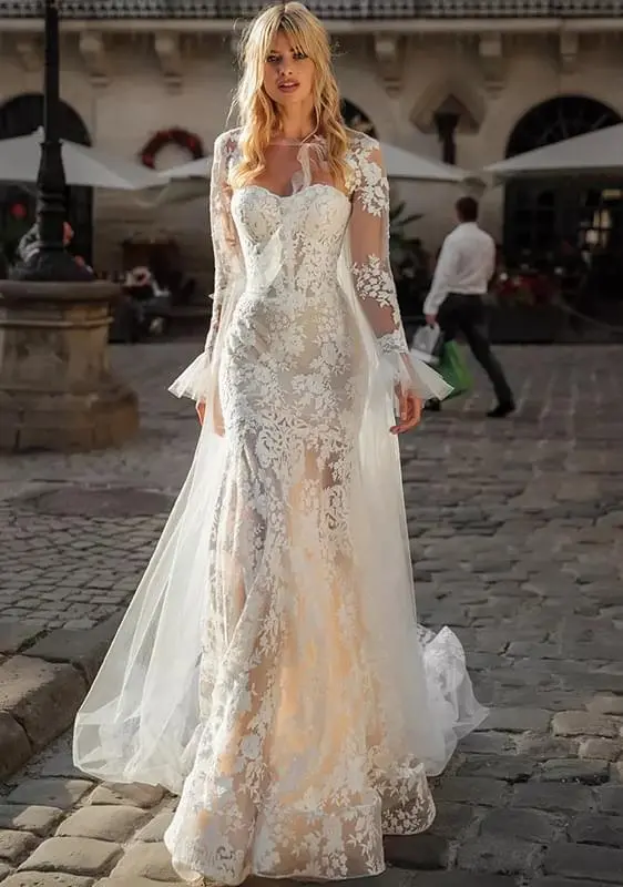  Oksana Mukha sellő menyasszonyi ruha 