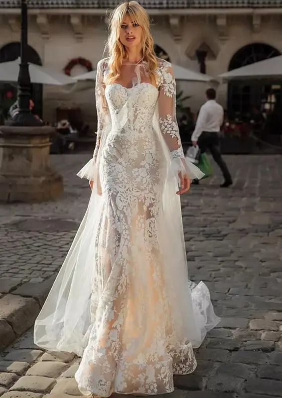 Oksana Mukha menyasszonyi ruha