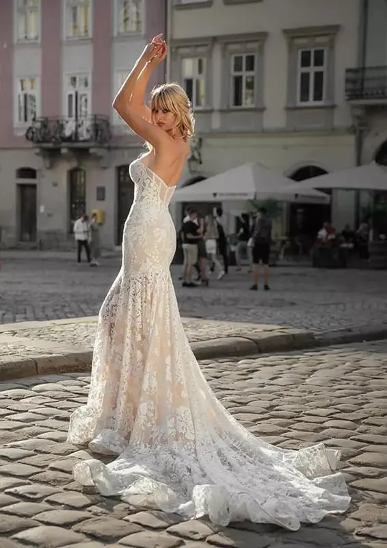 Oksana Mukha menyasszonyi ruha
