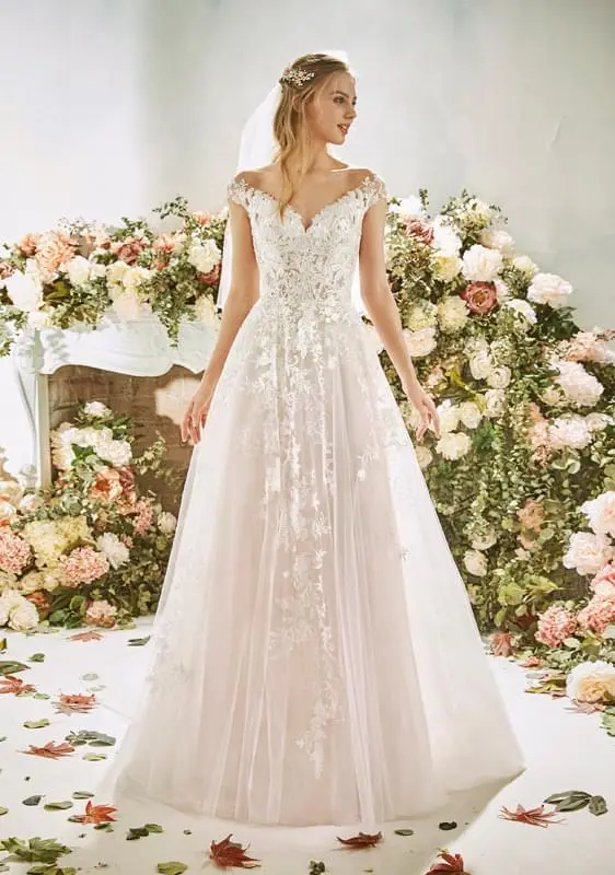 La Sposa A-vonalú menyasszonyi ruha