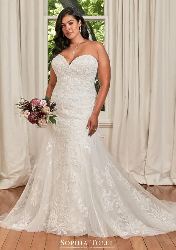 Sophia Tolli – Deanna – menyasszonyi ruha - Plus size